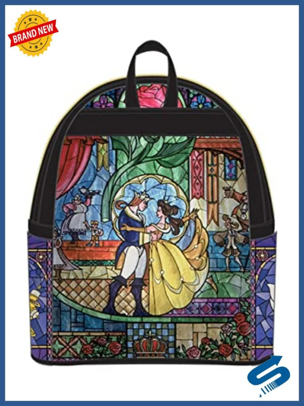 Belle Castle Mini Backpack Faux Leather Daypack